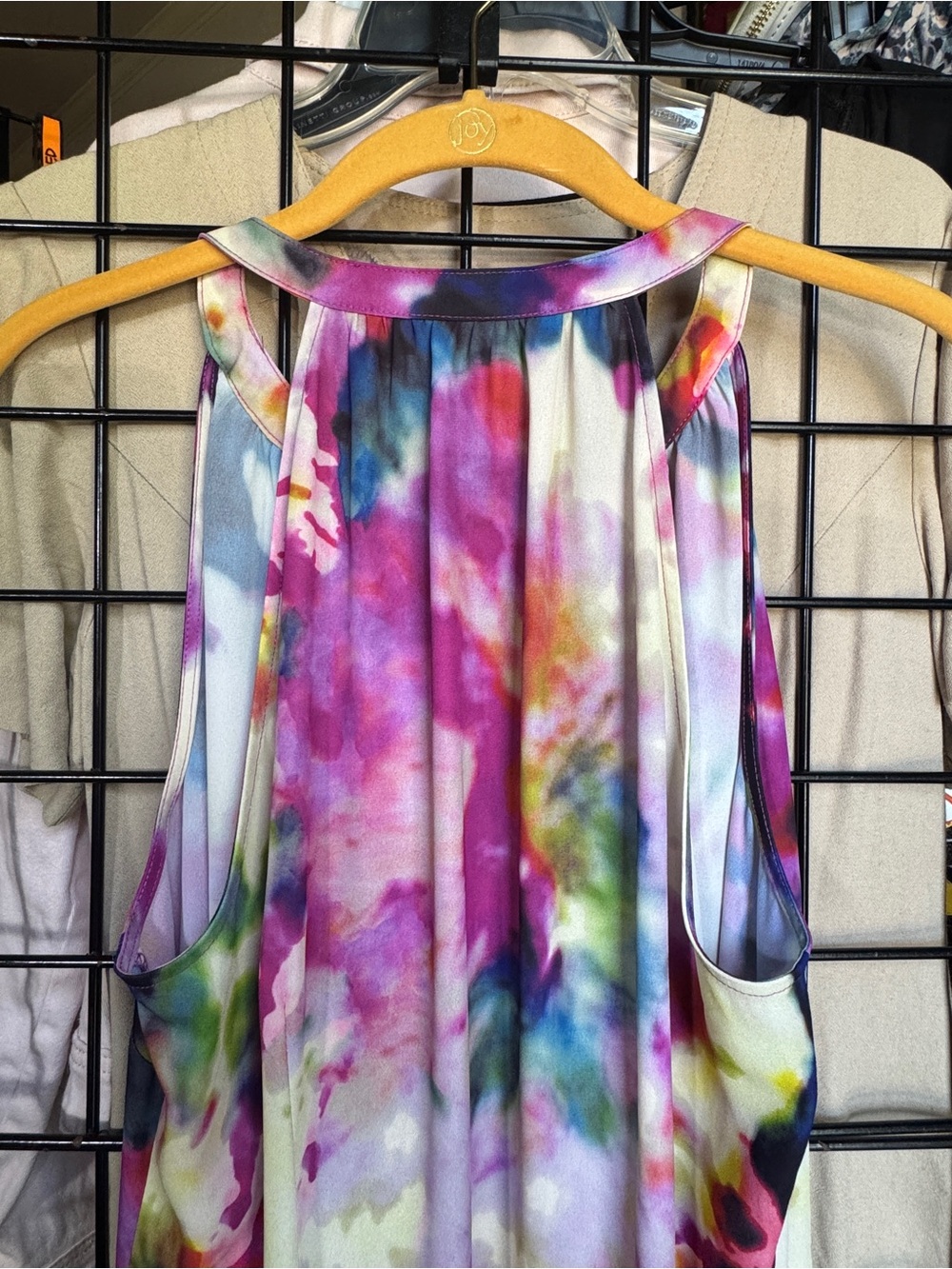 CAbi Celebrations Watercolor Tie Dye Dress - Picture 7 of 7